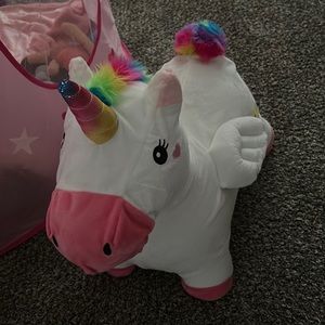 Riding toy firm unicorn to sit